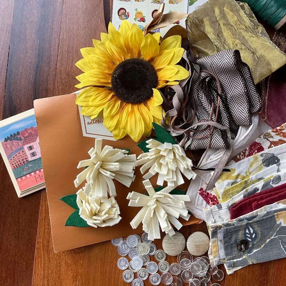 Fall Theme Junk Journal / Scrapbooking items